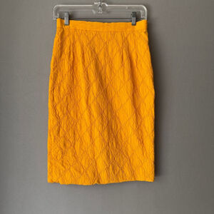 Women's Diane‎ Dickinson Yellow Vintage Skirt Size 10
